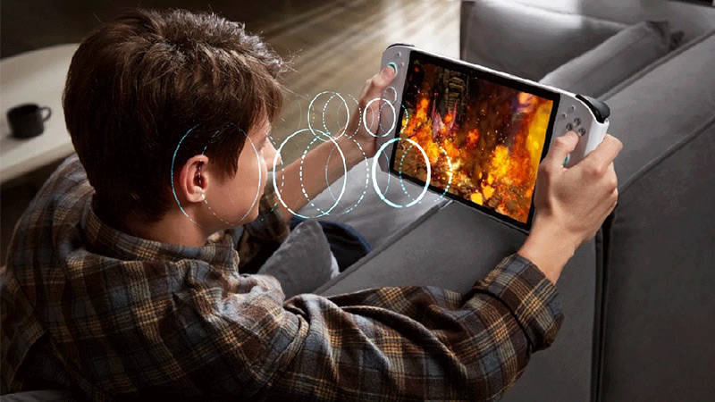 D One 搭载清听声学定向扬声器聚音屏技术不朽情缘正版CES 2025 腾讯游戏掌机3(图3)